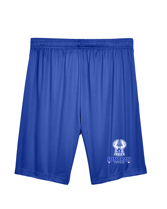 Sonoran Science Academy Football Stacked - Mens Training Shorts with Pockets