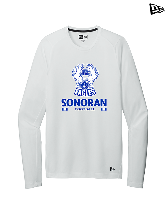 Sonoran Science Academy Football Stacked - New Era Performance Long Sleeve