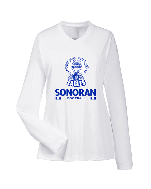 Sonoran Science Academy Football Stacked - Womens Performance Longsleeve