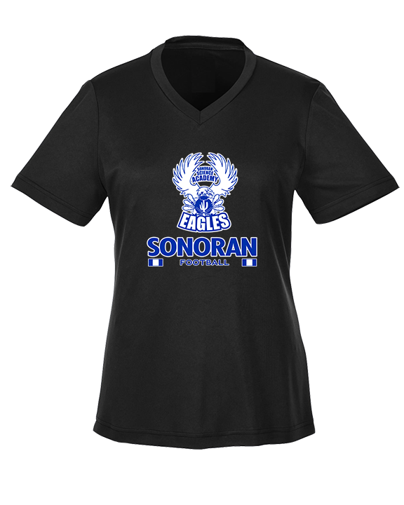 Sonoran Science Academy Football Stacked - Womens Performance Shirt