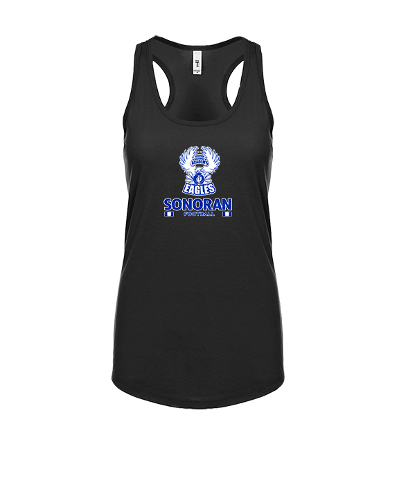 Sonoran Science Academy Football Stacked - Womens Tank Top