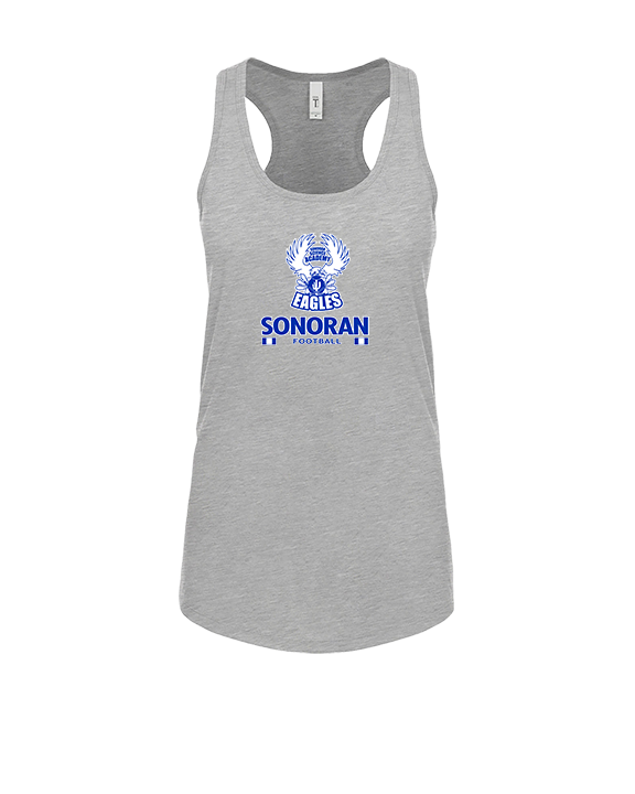 Sonoran Science Academy Football Stacked - Womens Tank Top