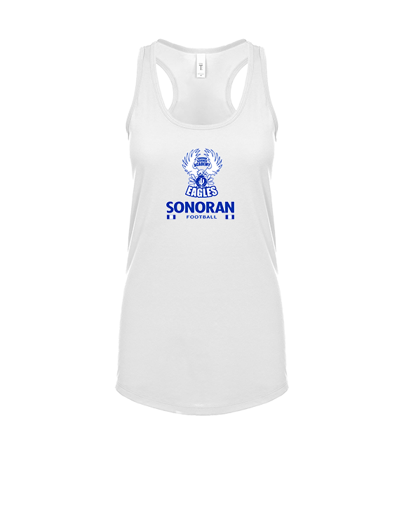 Sonoran Science Academy Football Stacked - Womens Tank Top