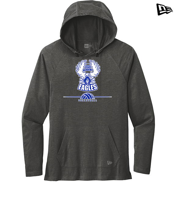 Sonoran Science Academy Volleyball Half Vball - New Era Tri-Blend Hoodie