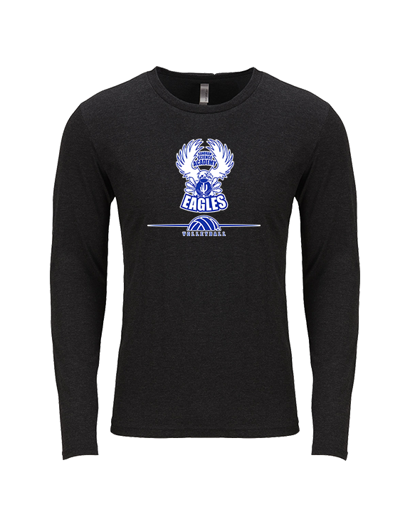 Sonoran Science Academy Volleyball Half Vball - Tri-Blend Long Sleeve