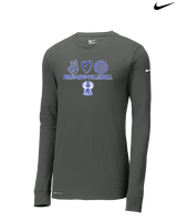 Sonoran Science Academy Volleyball Peace Love Vball - Mens Nike Longsleeve