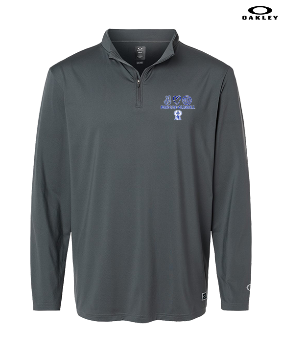 Sonoran Science Academy Volleyball Peace Love Vball - Mens Oakley Quarter Zip