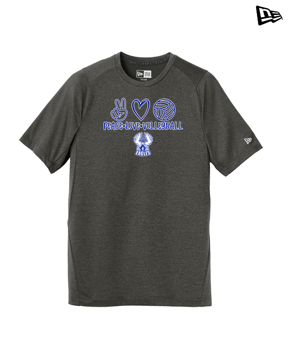 Sonoran Science Academy Volleyball Peace Love Vball - New Era Performance Shirt