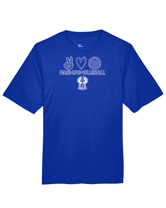 Sonoran Science Academy Volleyball Peace Love Vball - Performance Shirt