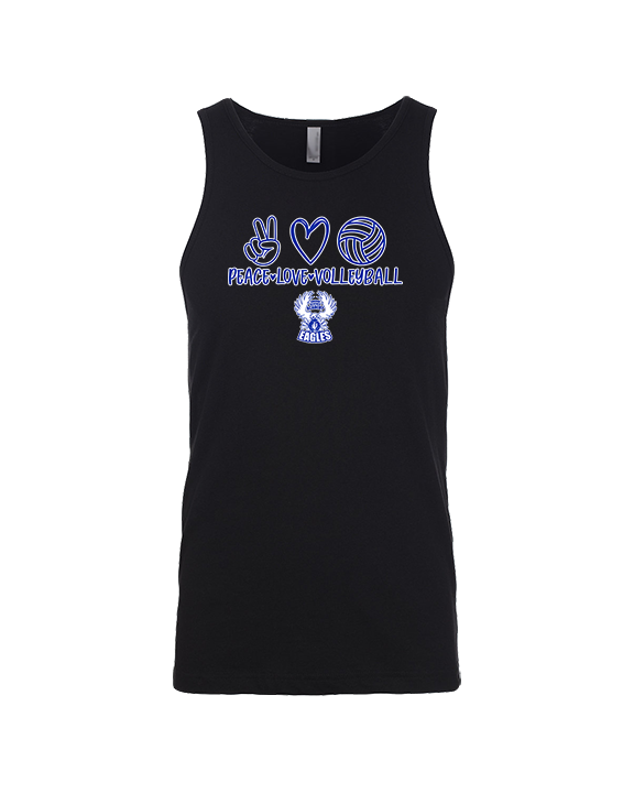 Sonoran Science Academy Volleyball Peace Love Vball - Tank Top