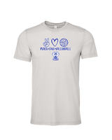 Sonoran Science Academy Volleyball Peace Love Vball - Tri-Blend Shirt