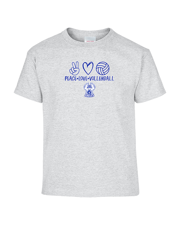 Sonoran Science Academy Volleyball Peace Love Vball - Youth Shirt