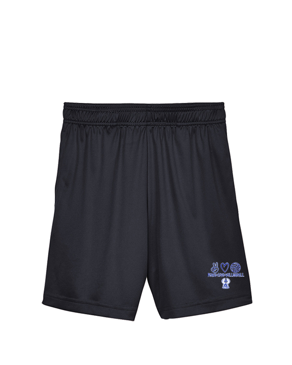 Sonoran Science Academy Volleyball Peace Love Vball - Youth Training Shorts