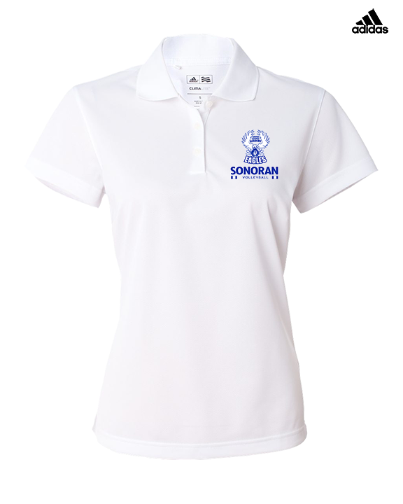 Sonoran Science Academy Volleyball Stacked - Adidas Womens Polo