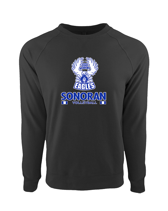 Sonoran Science Academy Volleyball Stacked - Crewneck Sweatshirt