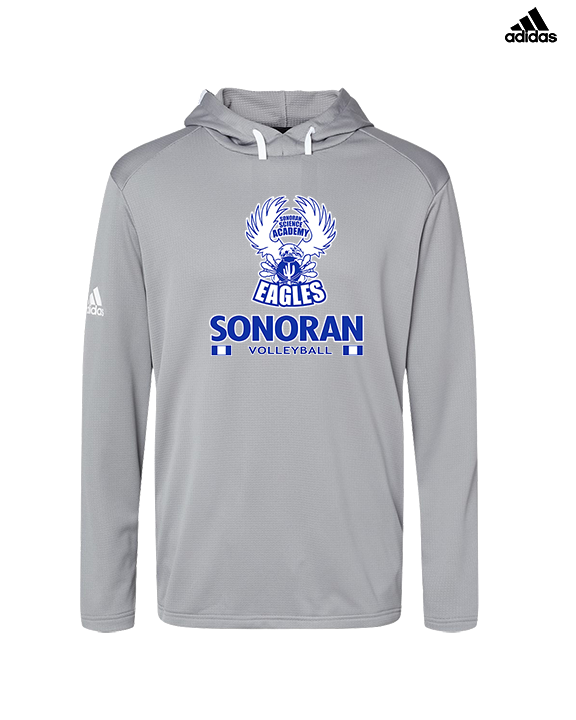 Sonoran Science Academy Volleyball Stacked - Mens Adidas Hoodie