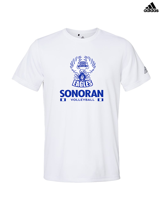 Sonoran Science Academy Volleyball Stacked - Mens Adidas Performance Shirt