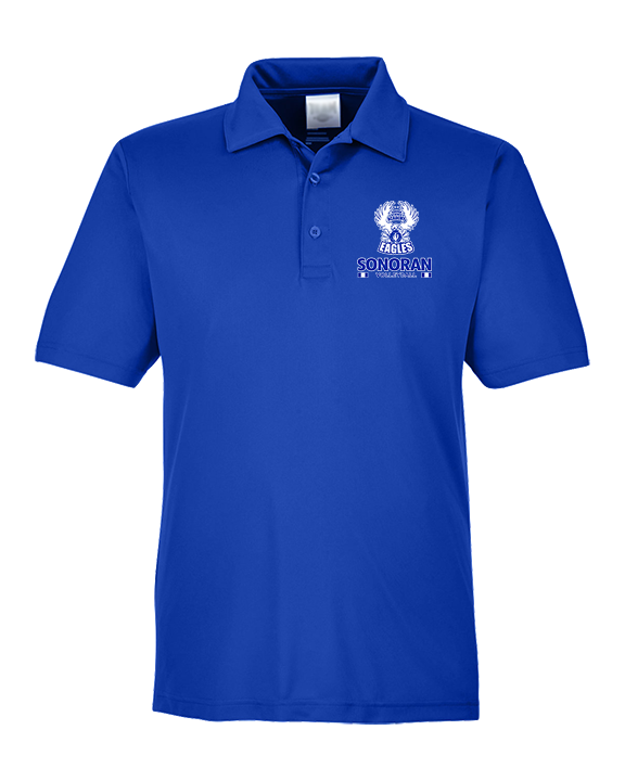 Sonoran Science Academy Volleyball Stacked - Mens Polo