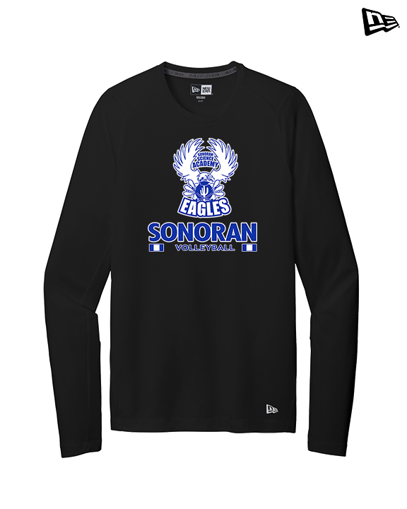 Sonoran Science Academy Volleyball Stacked - New Era Performance Long Sleeve