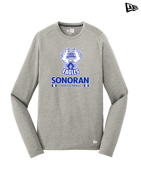 Sonoran Science Academy Volleyball Stacked - New Era Performance Long Sleeve