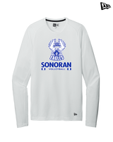 Sonoran Science Academy Volleyball Stacked - New Era Performance Long Sleeve