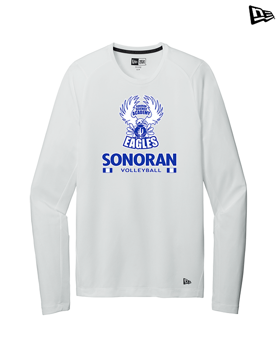 Sonoran Science Academy Volleyball Stacked - New Era Performance Long Sleeve