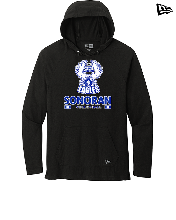 Sonoran Science Academy Volleyball Stacked - New Era Tri-Blend Hoodie