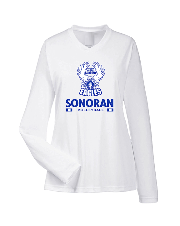 Sonoran Science Academy Volleyball Stacked - Womens Performance Longsleeve