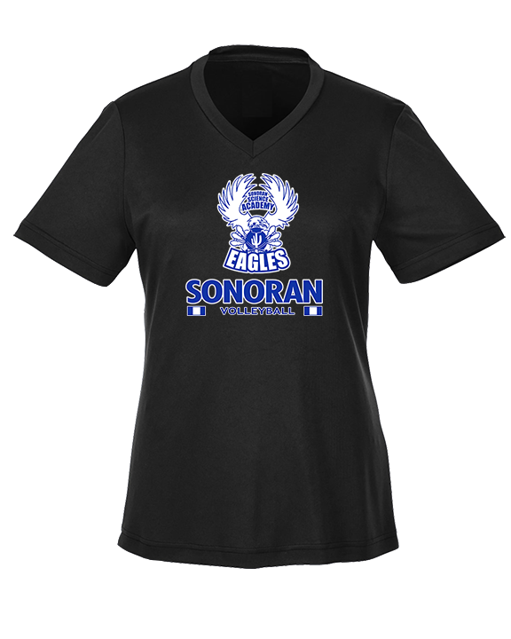 Sonoran Science Academy Volleyball Stacked - Womens Performance Shirt