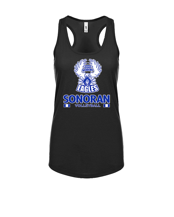 Sonoran Science Academy Volleyball Stacked - Womens Tank Top