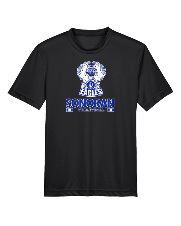 Sonoran Science Academy Volleyball Stacked - Youth Performance Shirt