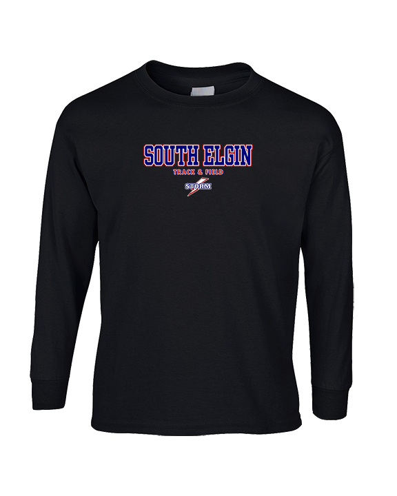 South Elgin HS Track & Field Block - Cotton Longsleeve