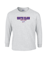 South Elgin HS Track & Field Block - Cotton Longsleeve