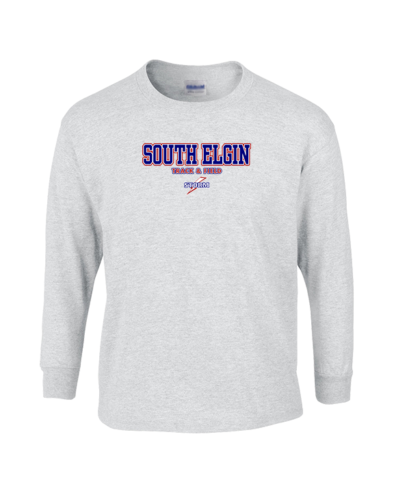 South Elgin HS Track & Field Block - Cotton Longsleeve