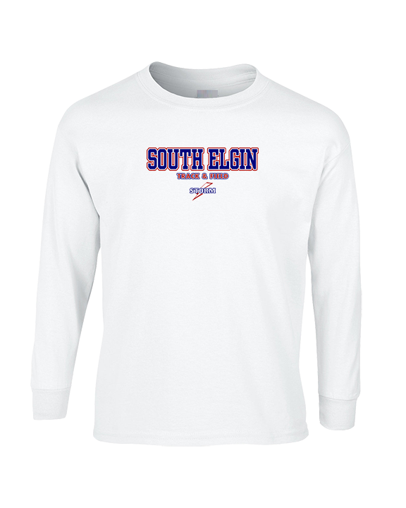 South Elgin HS Track & Field Block - Cotton Longsleeve