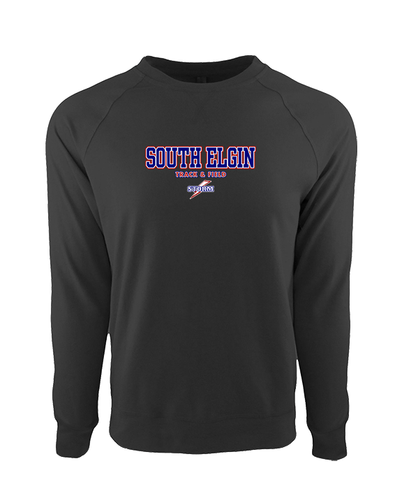 South Elgin HS Track & Field Block - Crewneck Sweatshirt