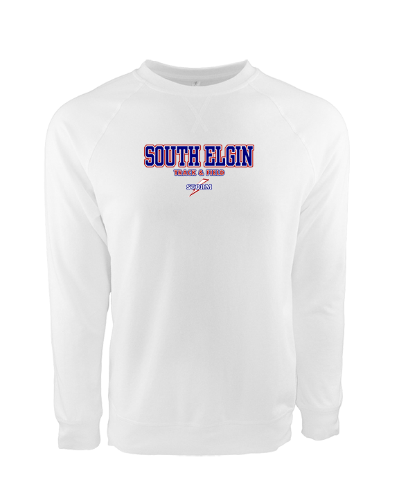 South Elgin HS Track & Field Block - Crewneck Sweatshirt