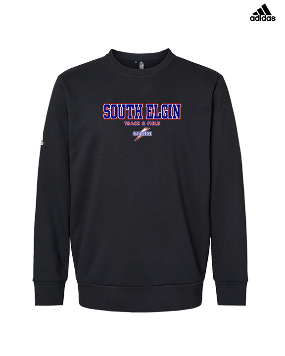 South Elgin HS Track & Field Block - Mens Adidas Crewneck