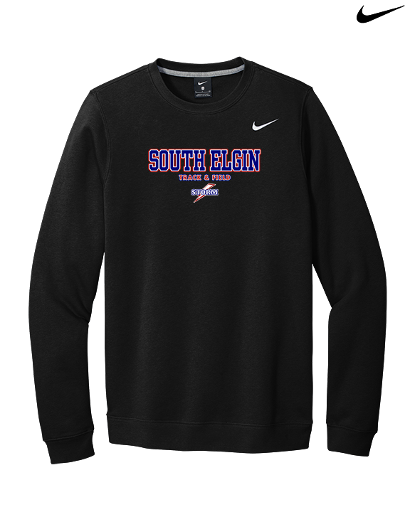 South Elgin HS Track & Field Block - Mens Nike Crewneck