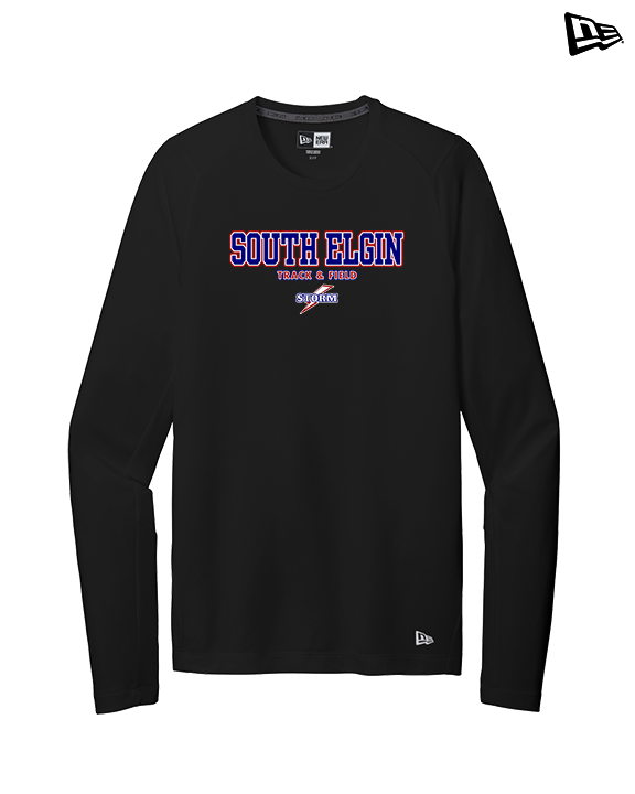 South Elgin HS Track & Field Block - New Era Performance Long Sleeve