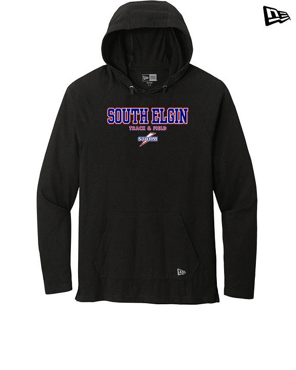 South Elgin HS Track & Field Block - New Era Tri-Blend Hoodie