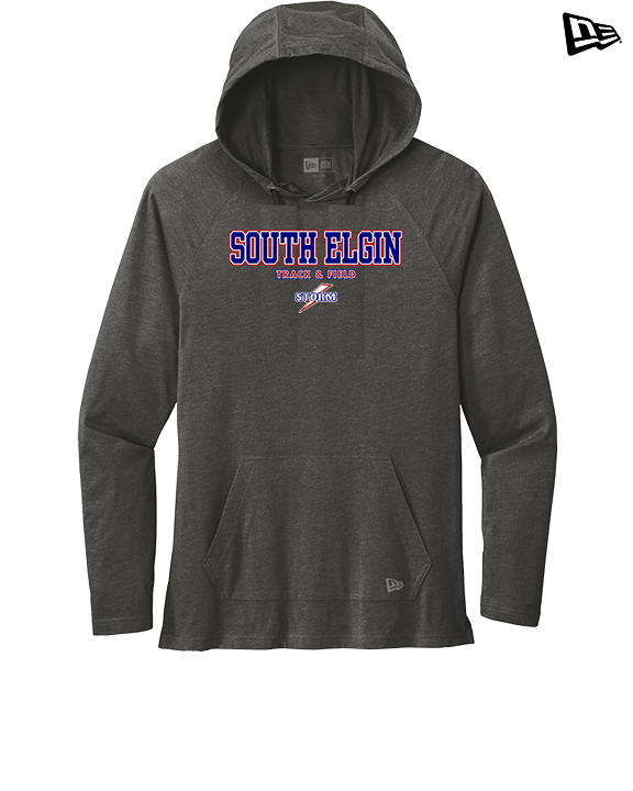 South Elgin HS Track & Field Block - New Era Tri-Blend Hoodie