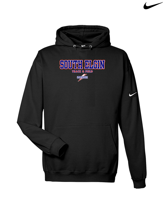 South Elgin HS Track & Field Block - Nike Club Fleece Hoodie