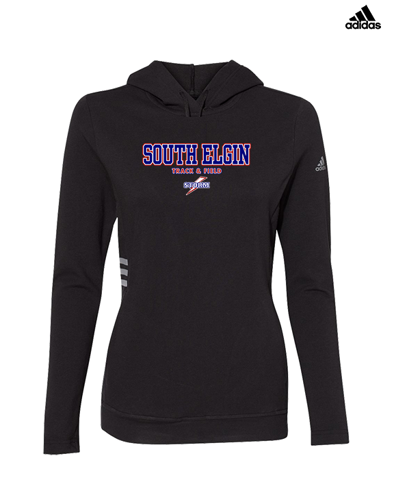 South Elgin HS Track & Field Block - Womens Adidas Hoodie