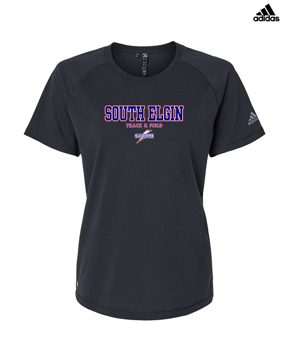 South Elgin HS Track & Field Block - Womens Adidas Performance Shirt