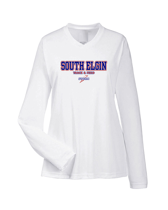 South Elgin HS Track & Field Block - Womens Performance Longsleeve