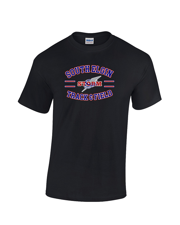 South Elgin HS Track & Field Curve - Cotton T-Shirt