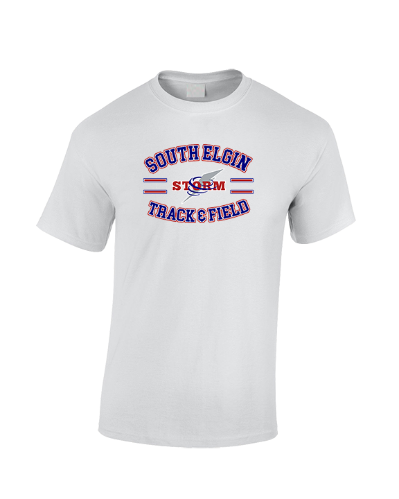 South Elgin HS Track & Field Curve - Cotton T-Shirt