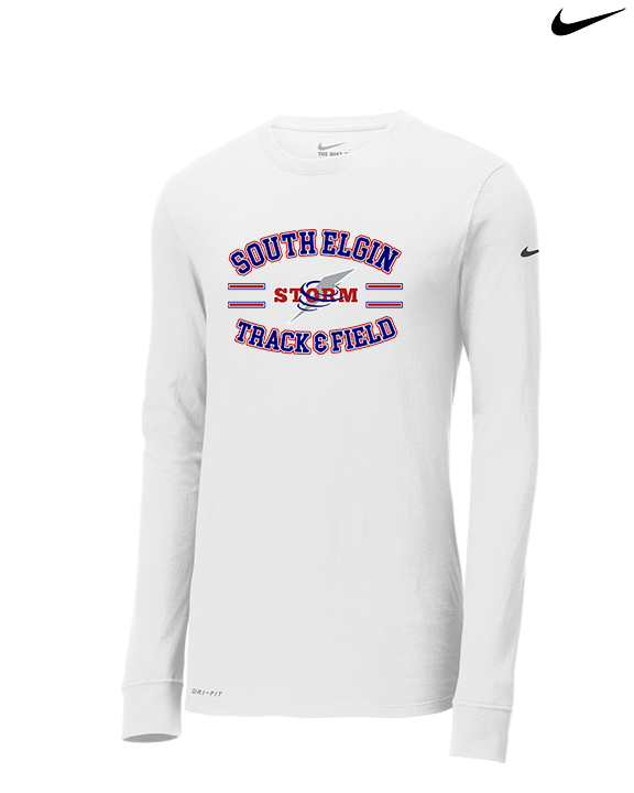 South Elgin HS Track & Field Curve - Mens Nike Longsleeve