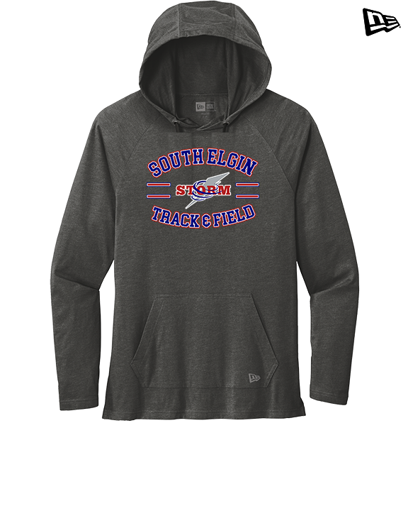 South Elgin HS Track & Field Curve - New Era Tri-Blend Hoodie